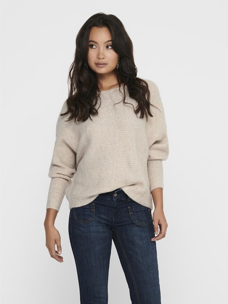 ONLY Damen Onldaniella L/S Pullover KNT Noos Pullover