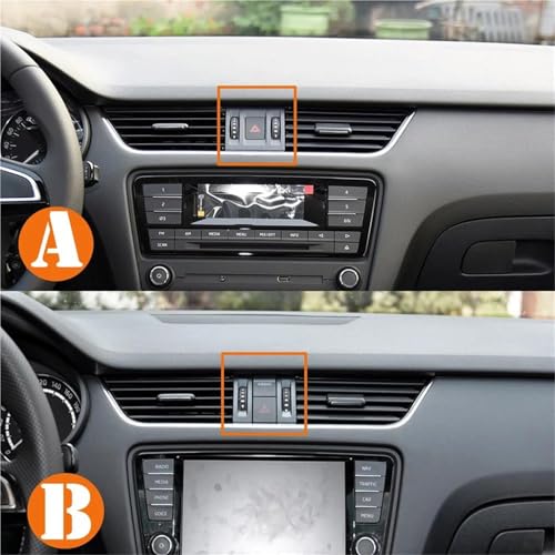 Grille de ventilation centrale pour Skoda Octavia de 2015 à 2021 - 6