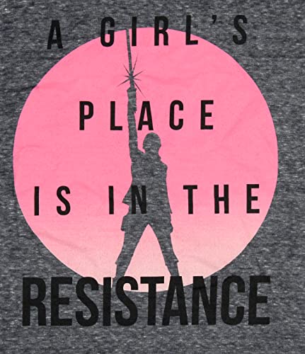 Star Wars A Girl's Place is in The Resistance Women's Muscle Tank3