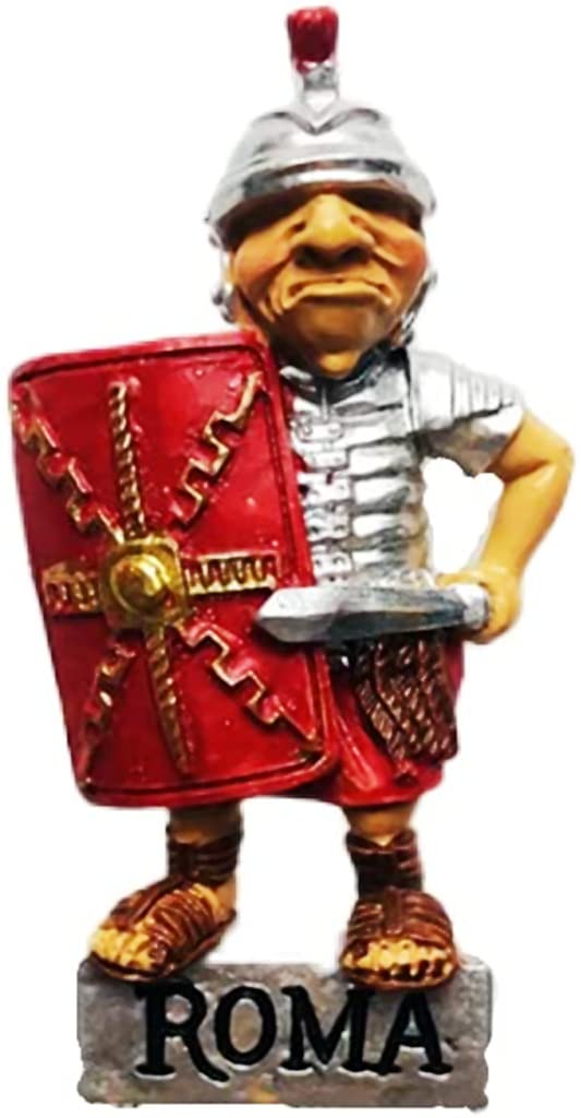 Altko Rome Italy Warrior Roma Magnet Fridge Refrigerator Magnet Decoration Sticker Souvenir Resin Crafts Kitchen Whiteboard