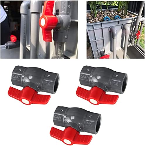 Robinet à bille en PVC résistant de 75mm à passage intégral pour eau