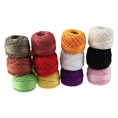 Hilos de algodón multicolor 16 rollos HomeSoGood miniatura 6