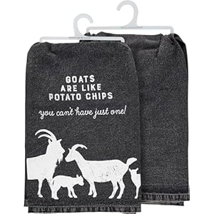 Primitivesbykathygoatslikepotatochipskitchentowel Urban Country Home Decor Primitives by kathy goats like potato chips kitchen towel urban country home decor