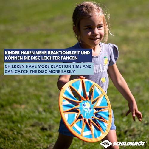 Schildkröt Neopren Disc - weiche, griffige Wurfscheibe für Kinder und Erwachsene - Frisbee für Strand und Park - salzwasserfest & schnelltrocknend