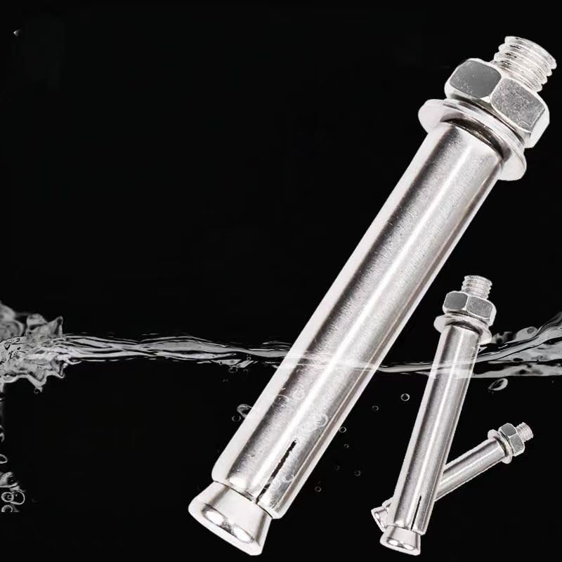 10 Stück Dehnschrauben aus Edelstahl 304, M8 × 50 mm bis M8 × 200 mm, for Beton- und Mauerwerksbefestigungen(M8x60mm)