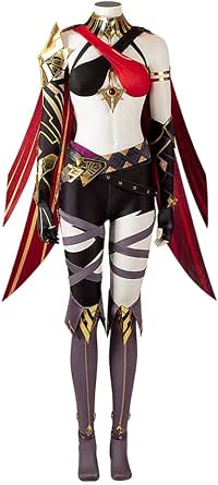 Amazon.com: POMOK Genshin Impact Cosplay Costume Outfit - Dehya Cosplay