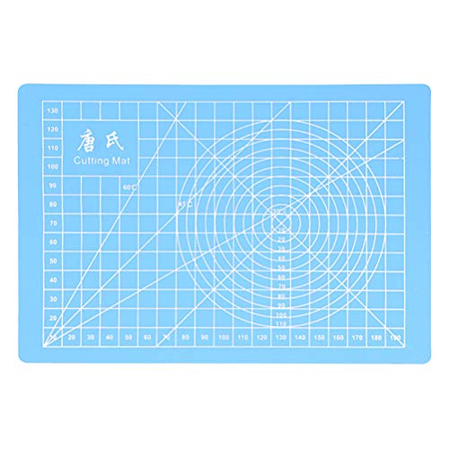Preisvergleich Produktbild HEALIFTY A5 Professionelle rutschfeste PVC Schneidematte Selbstheilende Schneideunterlage Patchwork Schneidebrett für manuelle DIY Schneiden (Blau)