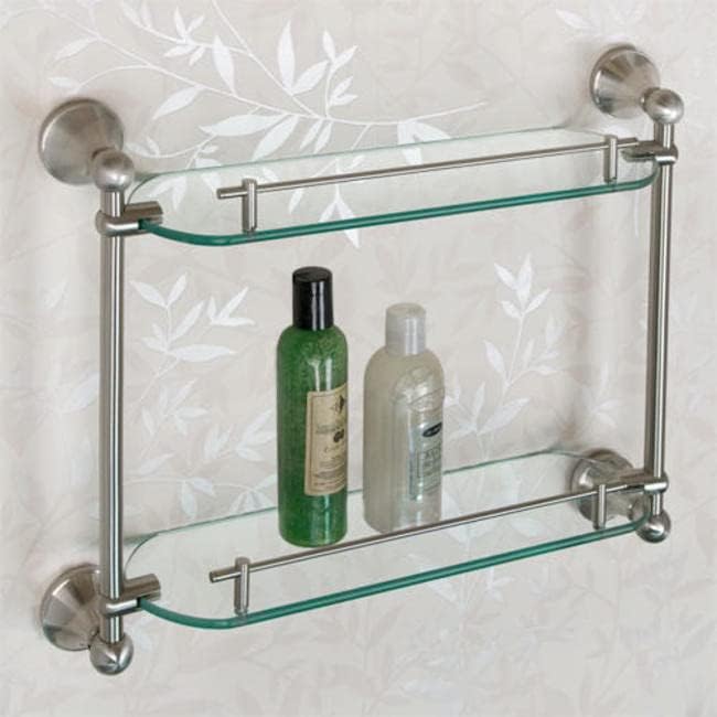 295874 Ballard 19-1/4 Glass Bathroom Shelf