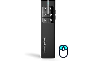 NORWII Wireless Presenter Remote for PowerPoint, Presentation Remote Control Clicker with Air Mouse Function