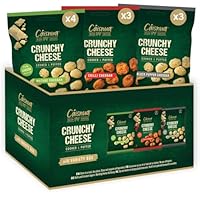 Cáisnua - Cooked & Puffed Crunchy Cheese Snacks - Mixed Variety Multipack 40g (Pack of 10) - Keto Snacks - 16g Protein - Low Carb - Vegetarian - Gluten Free