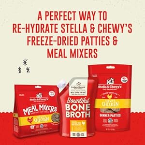 Stella-Chewys-Bountiful-Bone-Broth-Cage-Free-Chicken-Recipe-Meal-Topper-for-Dogs-16-Oz-Resealable-Pouch - Cucciolini Doodles   Stella-Chewys-Bountiful-Bone-Broth-Cage-Free-Chicken-Recipe-Meal-Topper-for-Dogs-16-Oz-Resealable-Pouch