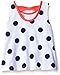 Gerber Graduates Toddler Girls Sleeveless Top with Bow Back, White Polka Dot, 4T
