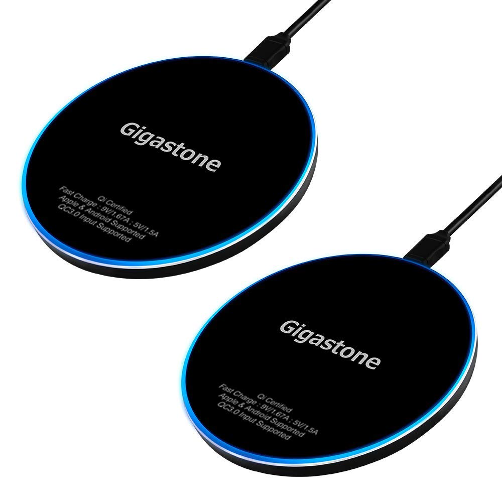 Amazon.com: Gigastone 2 Pack Wireless Charger, 15W Max Qi
