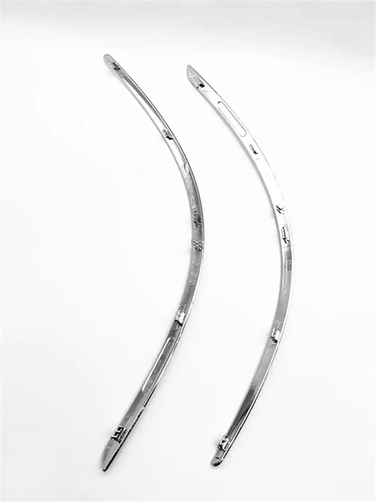 OEM; A1698851921, A1698852021, Molduras cromadas izquierda y derecha for Benz, parachoques trasero, W245, B160, B180 y B200