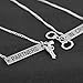 MJartoria Best Friend Necklaces Partners in Crime Engraved Friendship BFF Necklace for 2