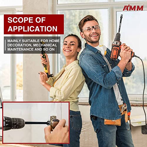 Image of AMM 6-Piece Impact Grade Socket Adapter Set, 3-Inch & 6-Inch Power Drill Socket Driver Adaptor, 1 /4 inch, 3 /8 inch, 1 /2 inch Hex Shank Adapt Your Power Drill To High Torque Impact Wrench (Pack of 2)