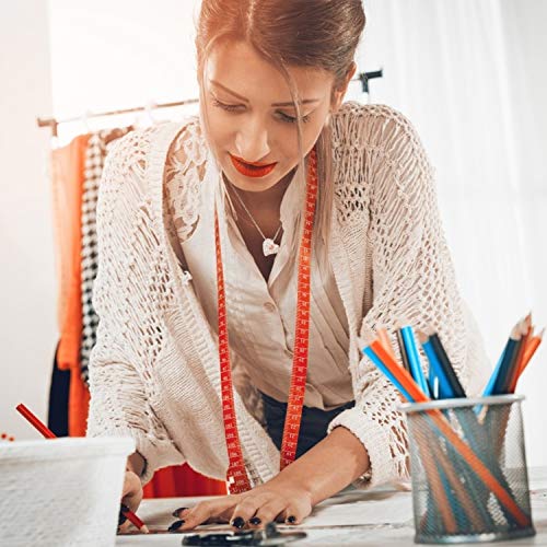 Measuring Tape,Tape Measure For Body 6 Colour Double Scale Measurement Tape For Sewing,Weight Loss Medical Body Measurement Sewing,Tailor 60 Inch/ 150 Cm 6 Pack #TOP3