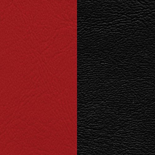 Coverking Custom Fit Front 40/20/40 Seat Cover For Select Ram 1500 Models - Premium Leatherette 2-Tone (Red With Black Sides) #TOP2