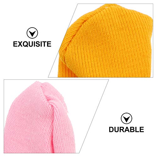 ARTIBETTER 60Pcs Dedeiras Algodão Guardas Dedo Proteção Dedo Dedo Dedo Mangas para Scrapbooking Cost