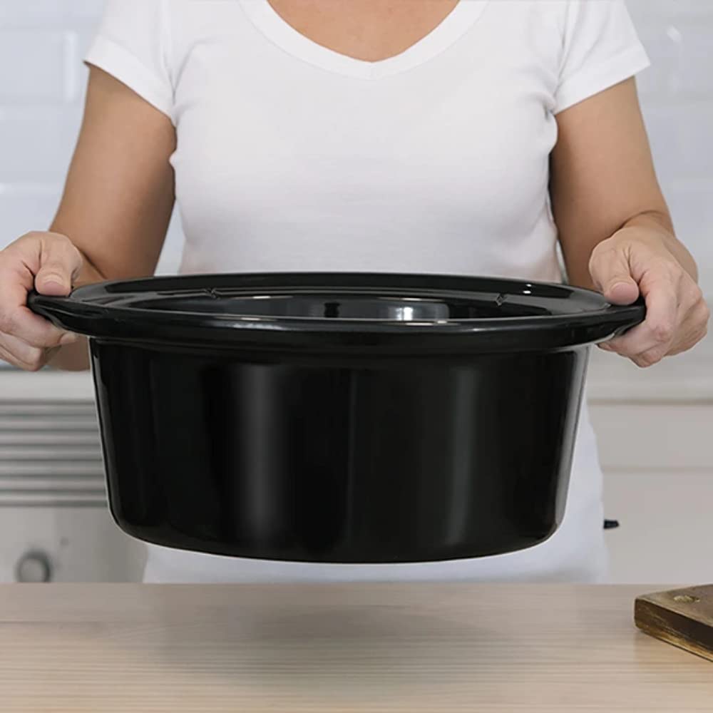 Olla de cocción lenta - Cecotec Chup Chup Matic, Cerámica, 5.5 l, Programable 24h, Temporizador, Inox