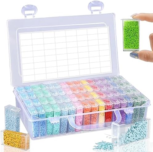 75 Logeents Boîtes De Rangeent Pour Peinture Diaantée Paquets