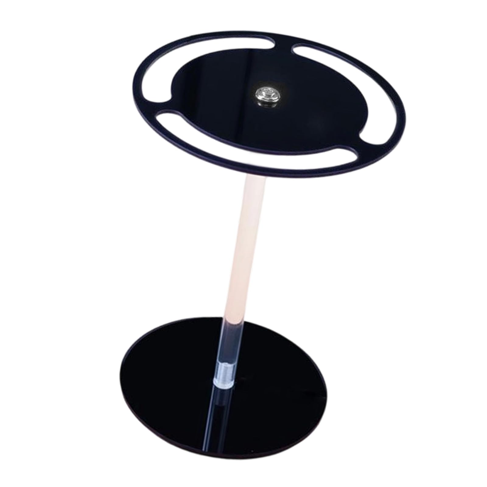 SHINLHUA Rotating Sunglasses Display Stand Acrylic Countertop Eyewear Organizer, 360 Access Storage Rack for Vanity Retail Desk Acrylic Display Stand