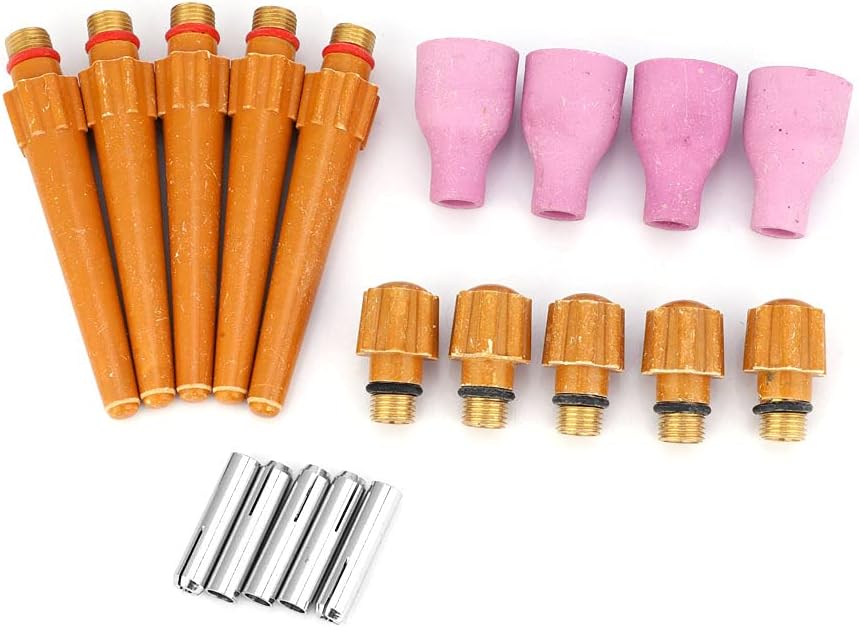 QQ300 TIG Welding Torch Consumables Ceramic Nozzle Collet Back Cap Kit Long Lasting Replacement for Optimal Performance Welding Accessories