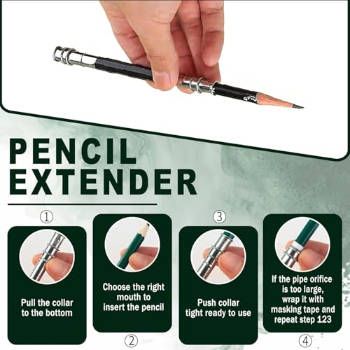 Image of PLUSPOINT 27 Piece Sketch Drawing Pencil Set for Artists, Professional Graphite Sketching & Shading Kit with B to 8B Pencils for Adults, Teens & Beginners