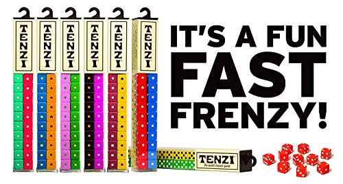 image for TENZI Dice Party Game - A Fun, Fast Frenzy for The Whole Family - 4 Se