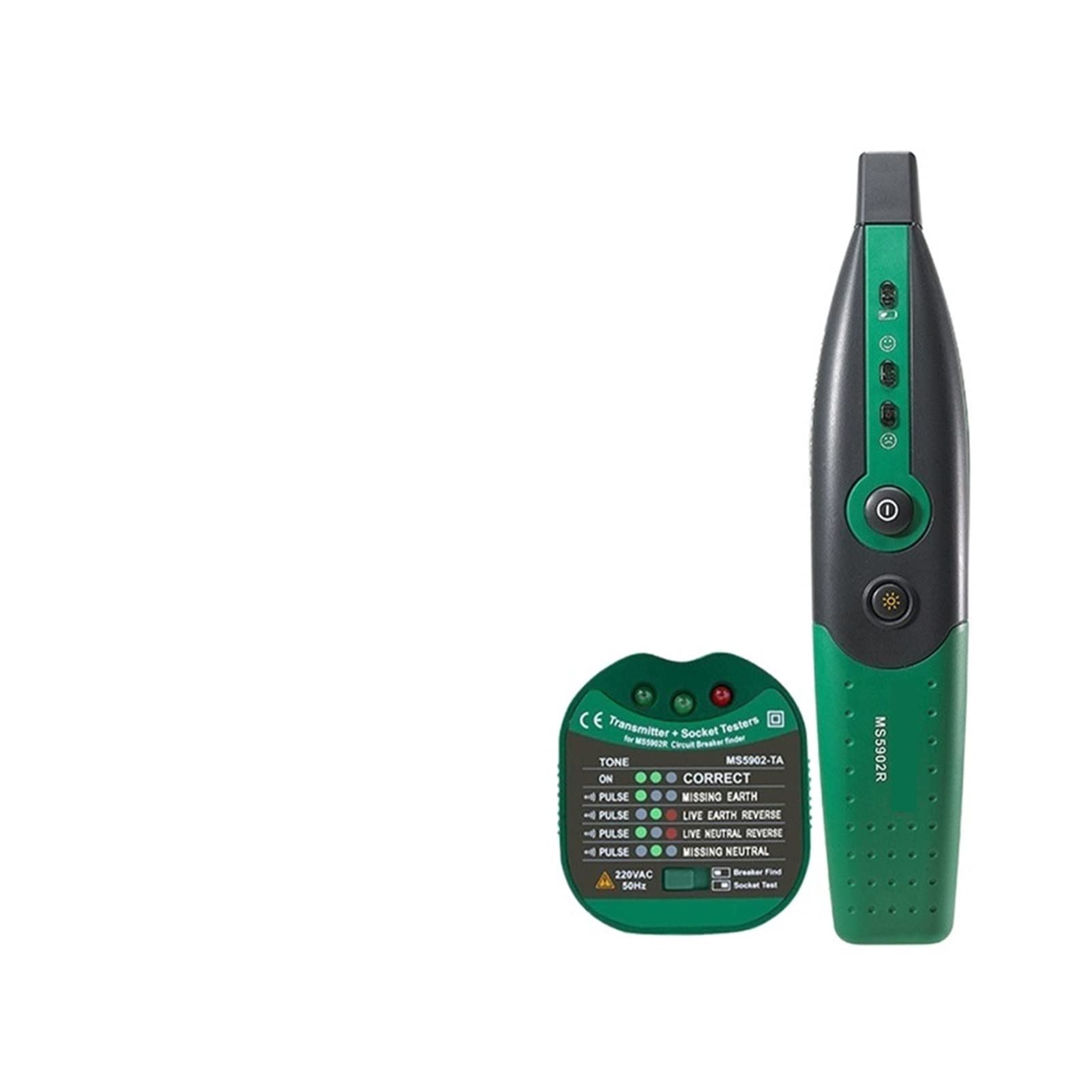 Detector de pared, MS5902 Desconecte la prueba de la línea de enchufe del probador de interruptor de interruptor