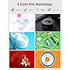Glendan Photo Studio Light Box,16"x12" Portable Dimmable Product Photography Shooting Tent Kit with 112 LEDs Lights & 6 Backdrops for Jewelry and Small Items