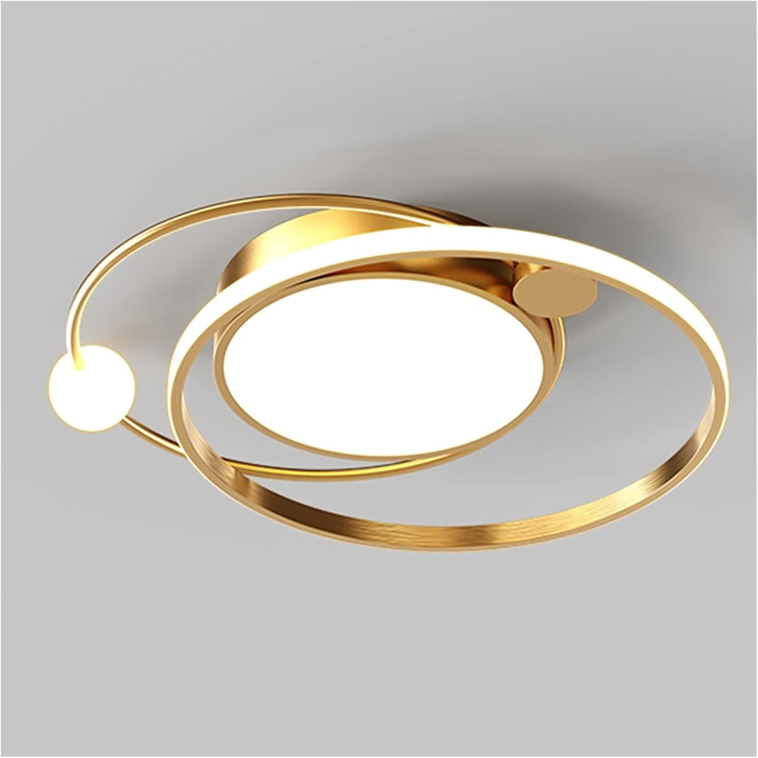 Equipped with Remote Control for Bedroom, Children's Room, Gold