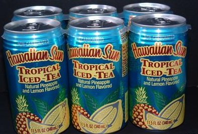 Hawaiian Sun Tropical Iced Tea (12 Cans)