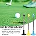TuhooMall Golf Alignment Sticks, Magnetic Golf Club Alignment Stick Training Aids Accessories Help Visualize and Align Your Golf Shot