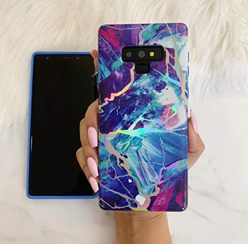 CASES A LA MODE Majestic Holo Rainbow Marble Phone Case for Samsung Galaxy Note 9