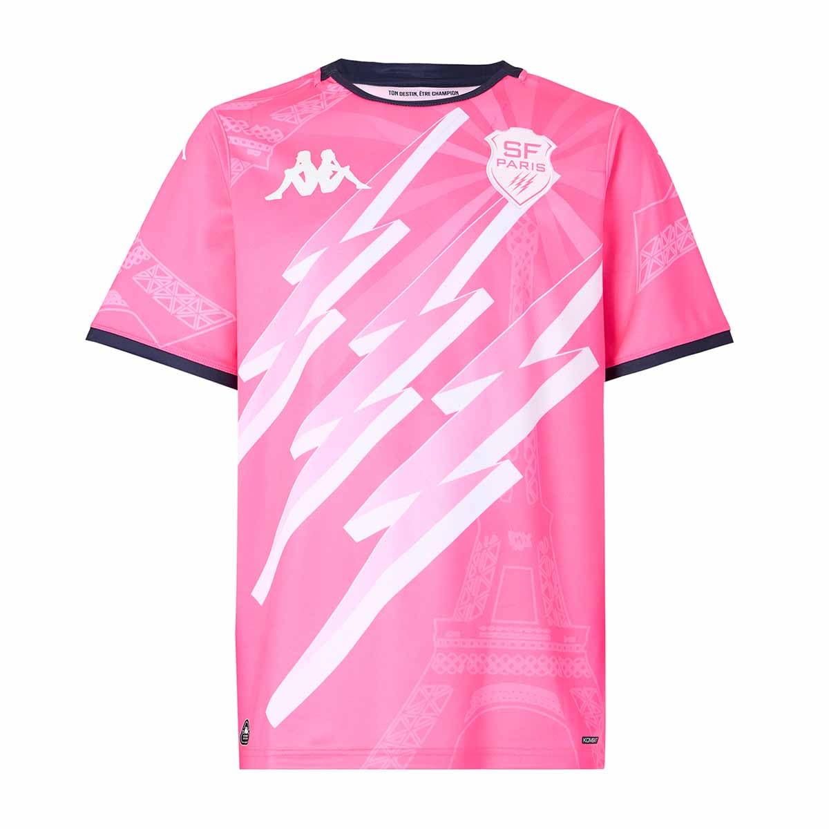 Kappa Maillot Rugby Stade Français Domicile Homme