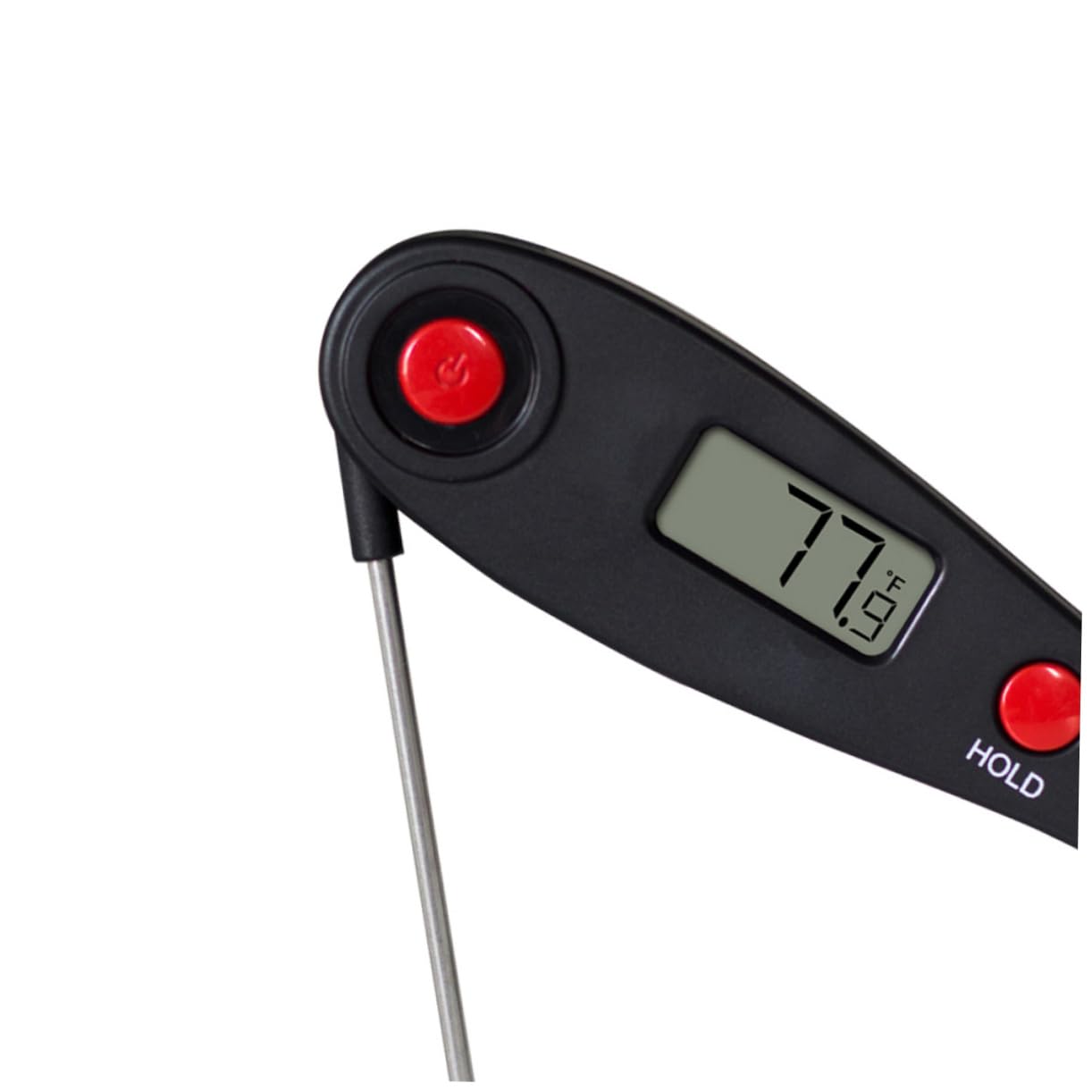 Zerodeko Termometro Digitale Lettura Istantanea Sonda Display Lcd Misuratore Temperatura Per Carne Grigliate e Barbecue Abs Ecologico