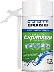 Espuma Expansiva de PU Tekbond uso geral 180g/300ml