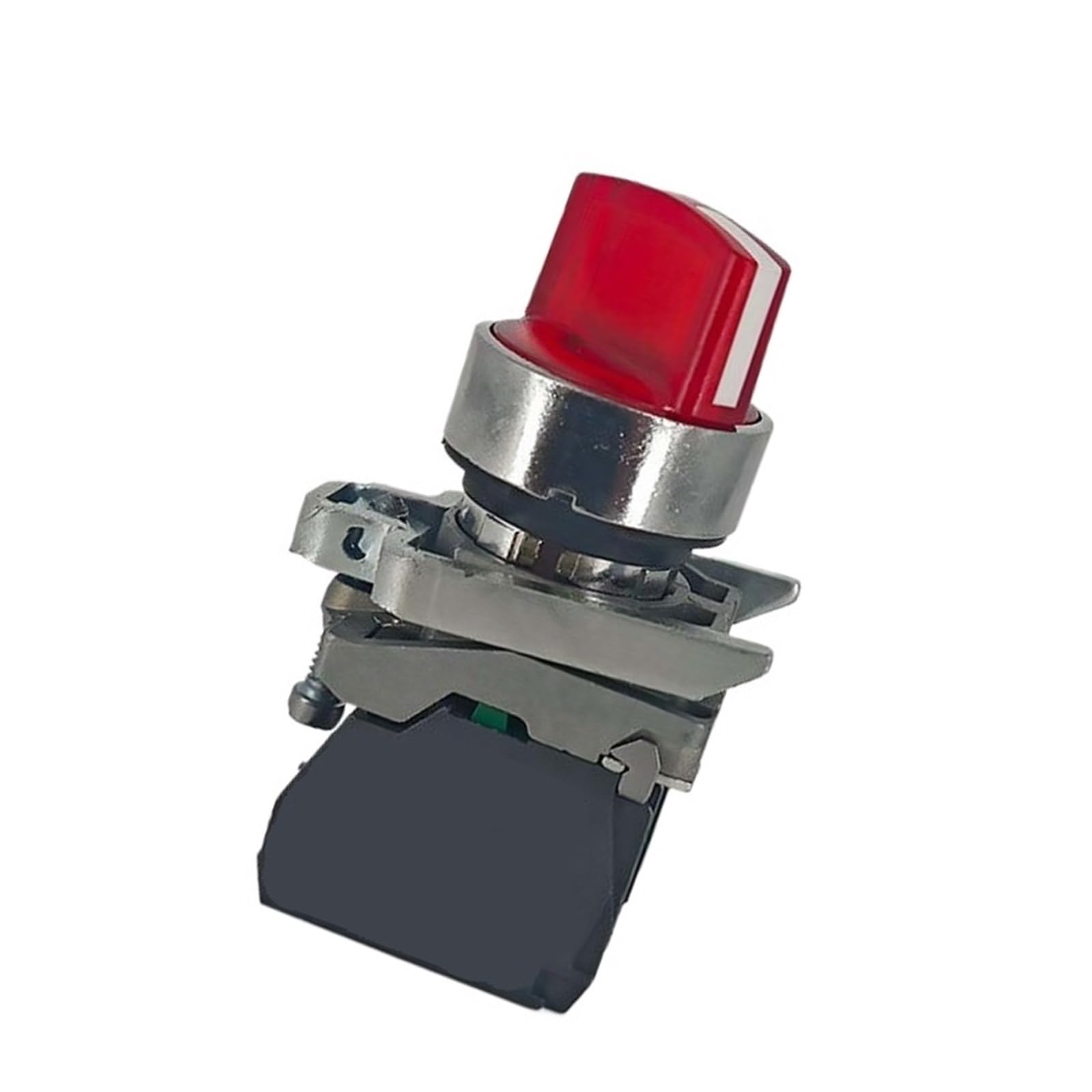 Selector switch XB4BK134G3 red three-position 2NO 110V Ø22 for industrial control