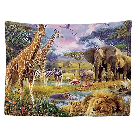 Ulticool Safari Tapestry for Home Decor Cover