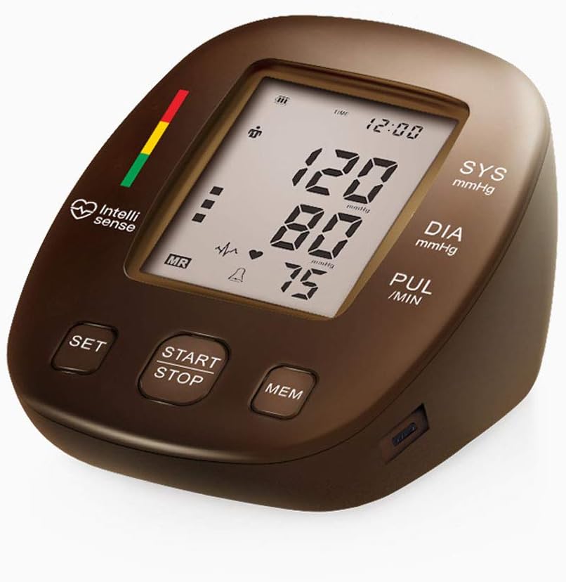 PCWDE Automatic Upper Arm Sphygmomanometers, 2 Users, 99 Reading Digital Measure