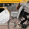 Bike Basket Rear Rack Bike Basket with Cargo Net and Liner Large Bicycle Basket Heavy Duty Bicycle Rear Basket with Liner Waterproof Cover Cargo Net #4