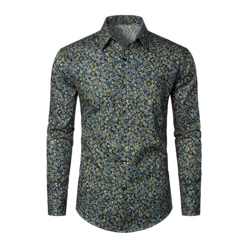 Chemise pour hommes à manches longues blanche idéale pour le golf et les loisirs