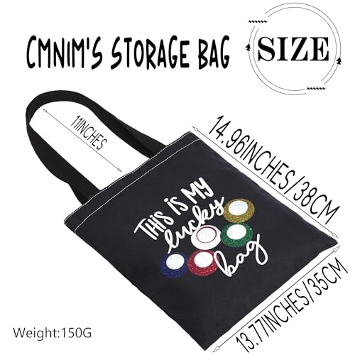 CMNIM Lucky Game Tote Bag My Lucky Bag Winner Gift for Gambler Game Lover Gambler Player Gambling Handbag Shoulder Bag4