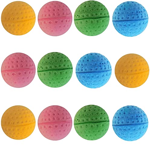 Cat Foam Ball Cat Sponge Ball Toy Cat Soccer Ball Toy (Golf Foam Sponge Ball) #TOP6