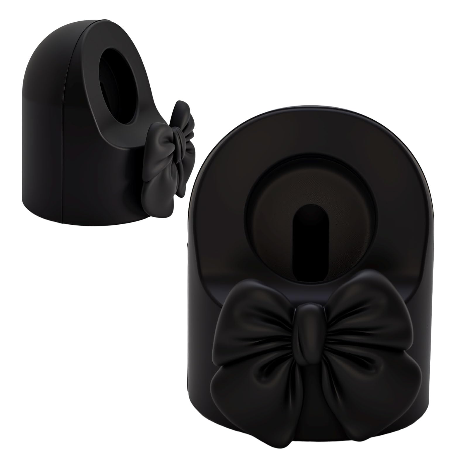 - Cute 3D Bow Tie Design Charger Stand Compatible with Apple Watch Series 10/9/8/SE2/SE/Ultra2/Ultra/7/6/5/4/3/2/1, Silicone iWatch Charging Dock Supports Nightstand Mode