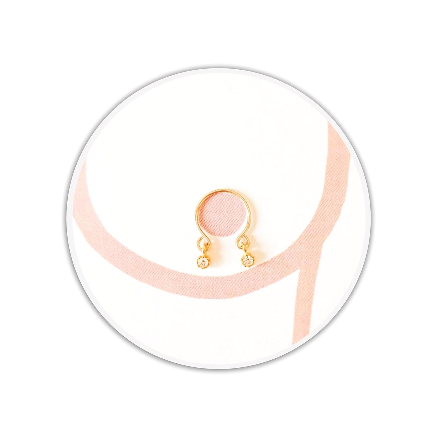 Brustwarzenpiercing Fake-Nippelpiercing-Schmuck Clip-On-Ringe Nippel-Schilde Non-Piercing-Erotik-Schmuck oben ohne Bikini