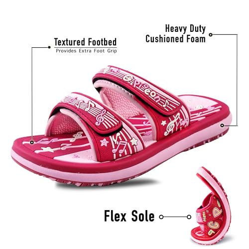 Gold Pigeon Shoes Kid's Durable Adjutable Straps Slide Sandals for Boys and Girls3