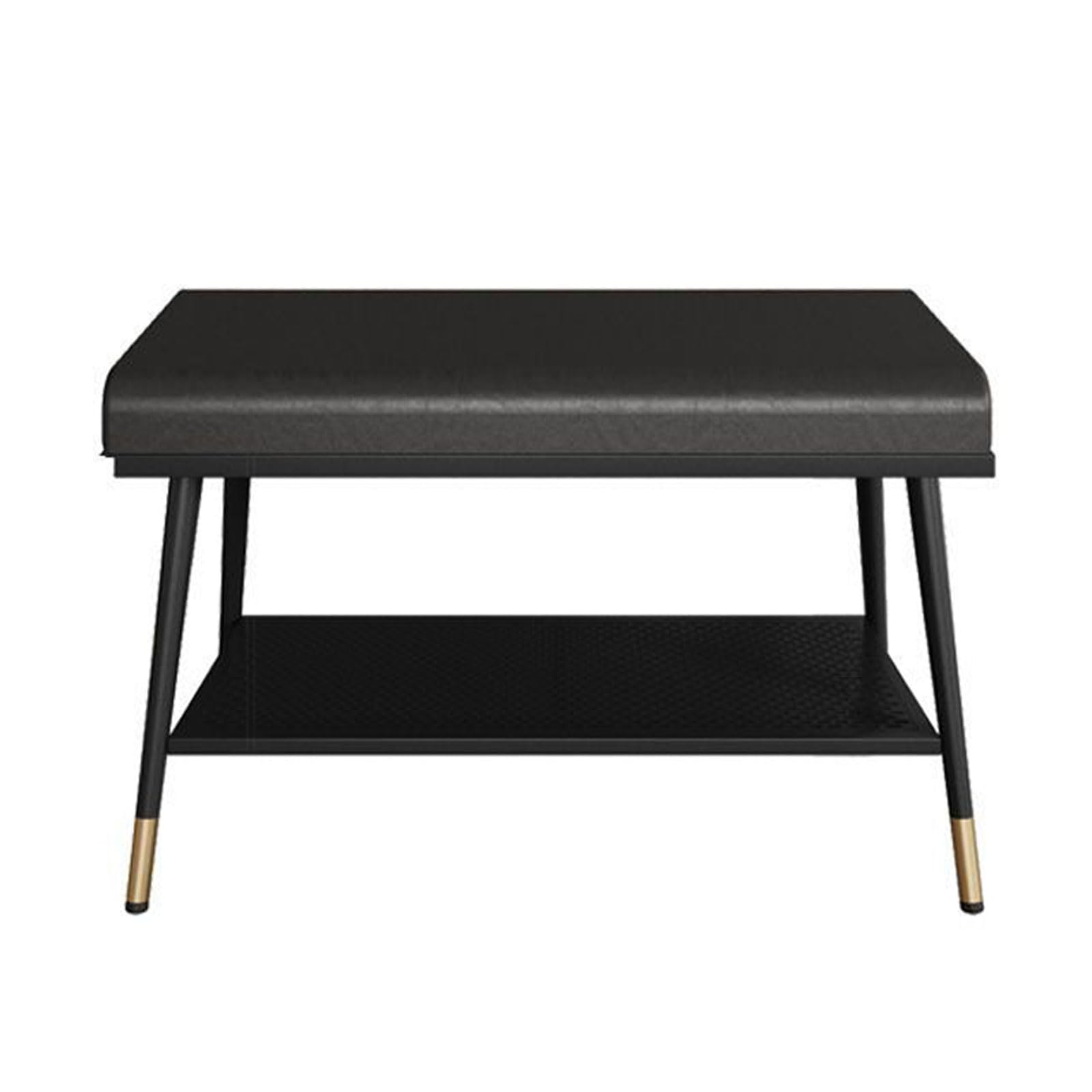 LWJSOCP Entryway Bench Shoe Storage with Comfortable Seats for Living Room and Hallway Metal Shoe Rack Home Decor for Cloakroom