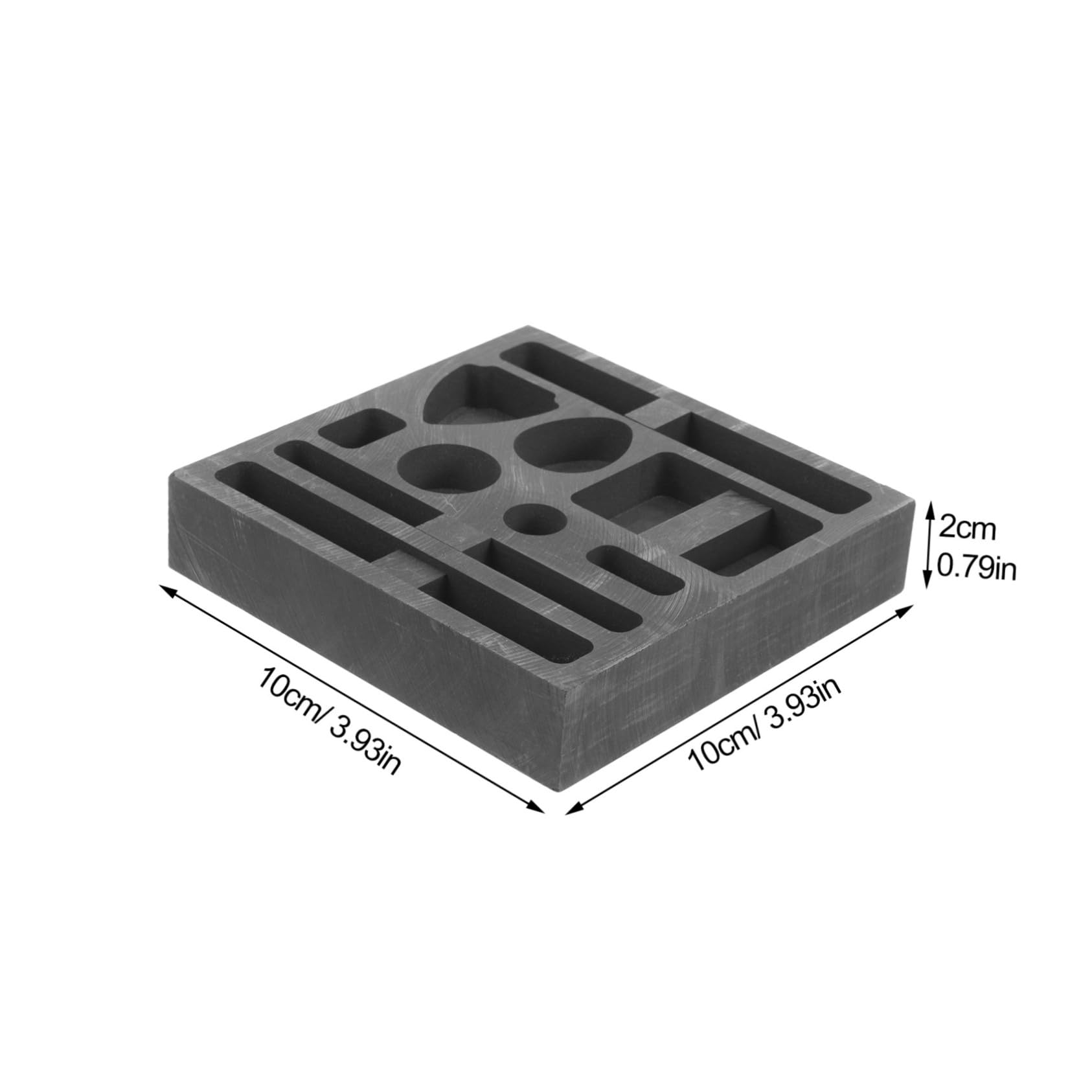 4pièces Moule Graphite Pour Pour Fusion De Métaux Que or Parfait Pour Expériences Scientifiques